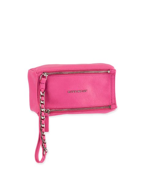 givenchy pandora wristlet pink